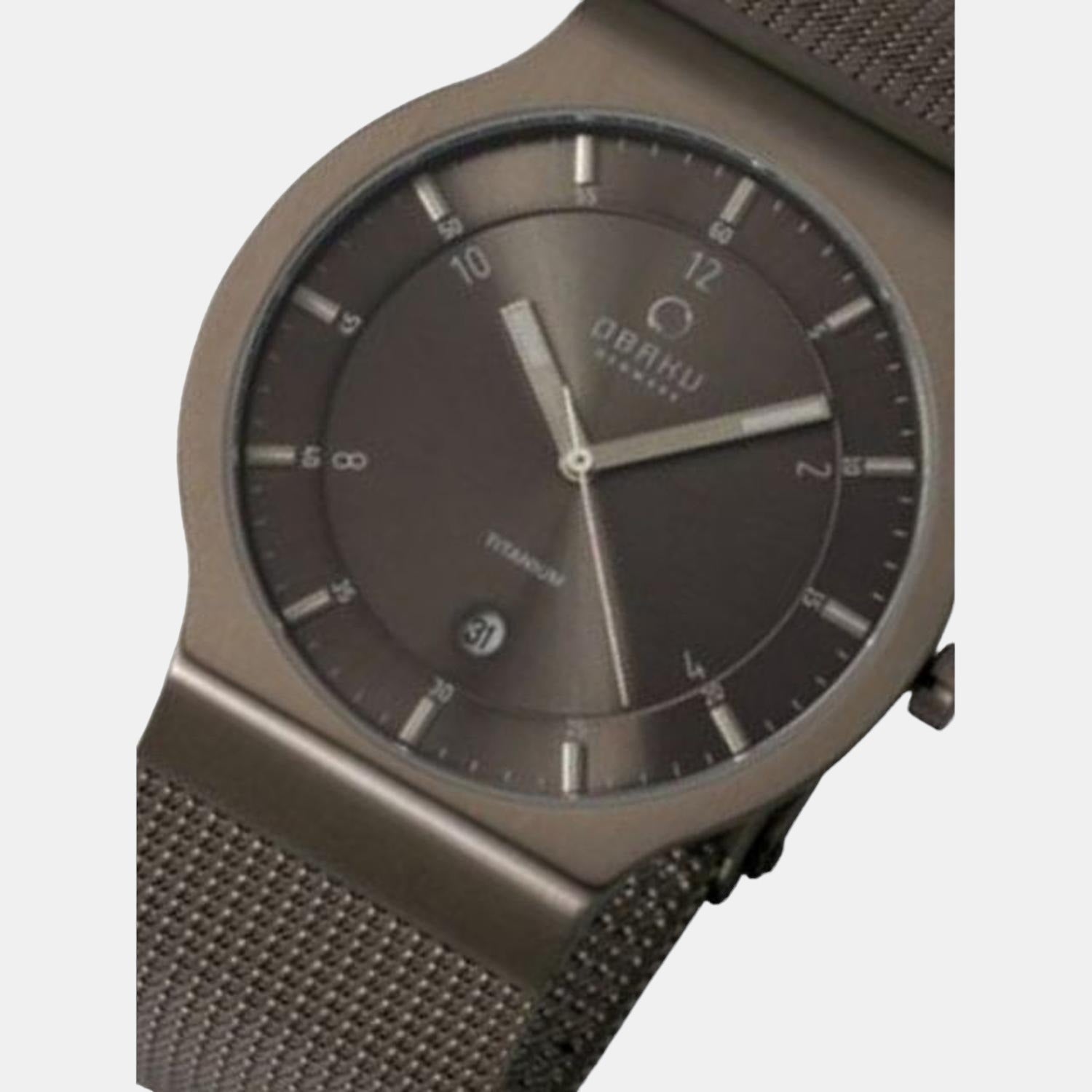 Obaku Harmony Men Quartz Black Dial Analog Stainless Steel Watch V133XTJMJ - view 2