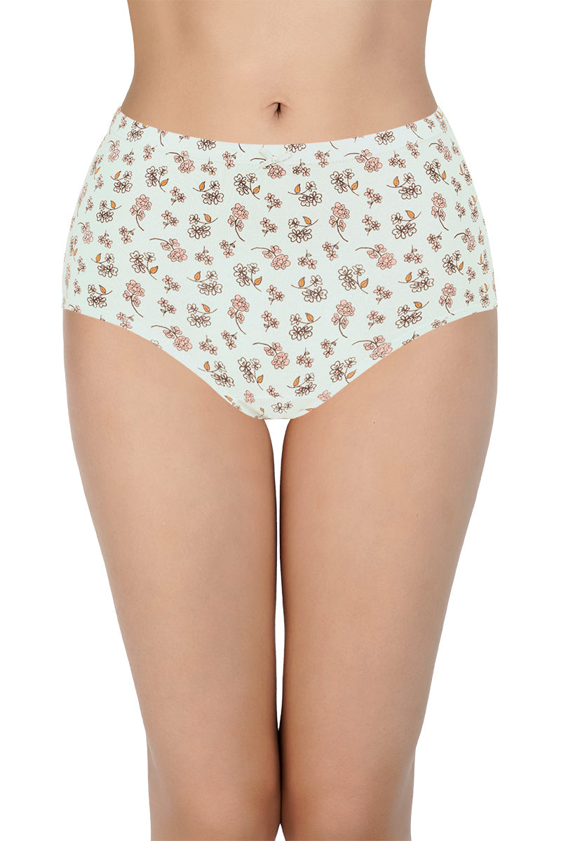 Amante Inner Elastic Waistband Full Brief Assorted Panty (Pack of 3 Colors & Prints May Vary) - view 4
