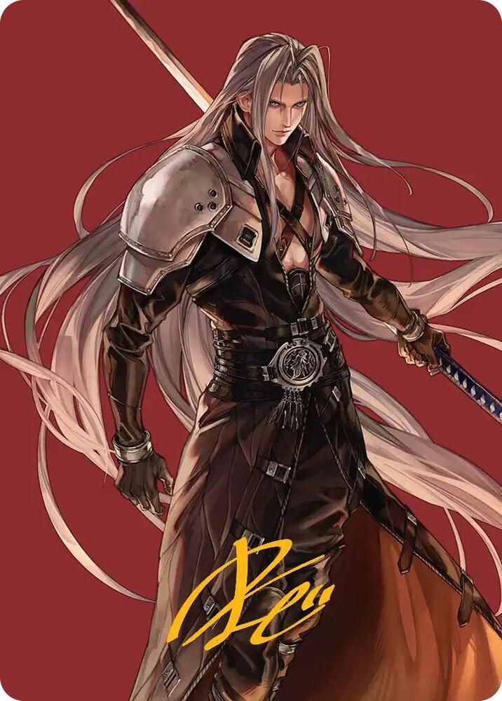 Sephiroth fabled soldier – Magic 44/53 - Sephiroth, Fabled SOLDIER Art Card [FINAL FANTASY: Art Series] [Gold-Stamped]