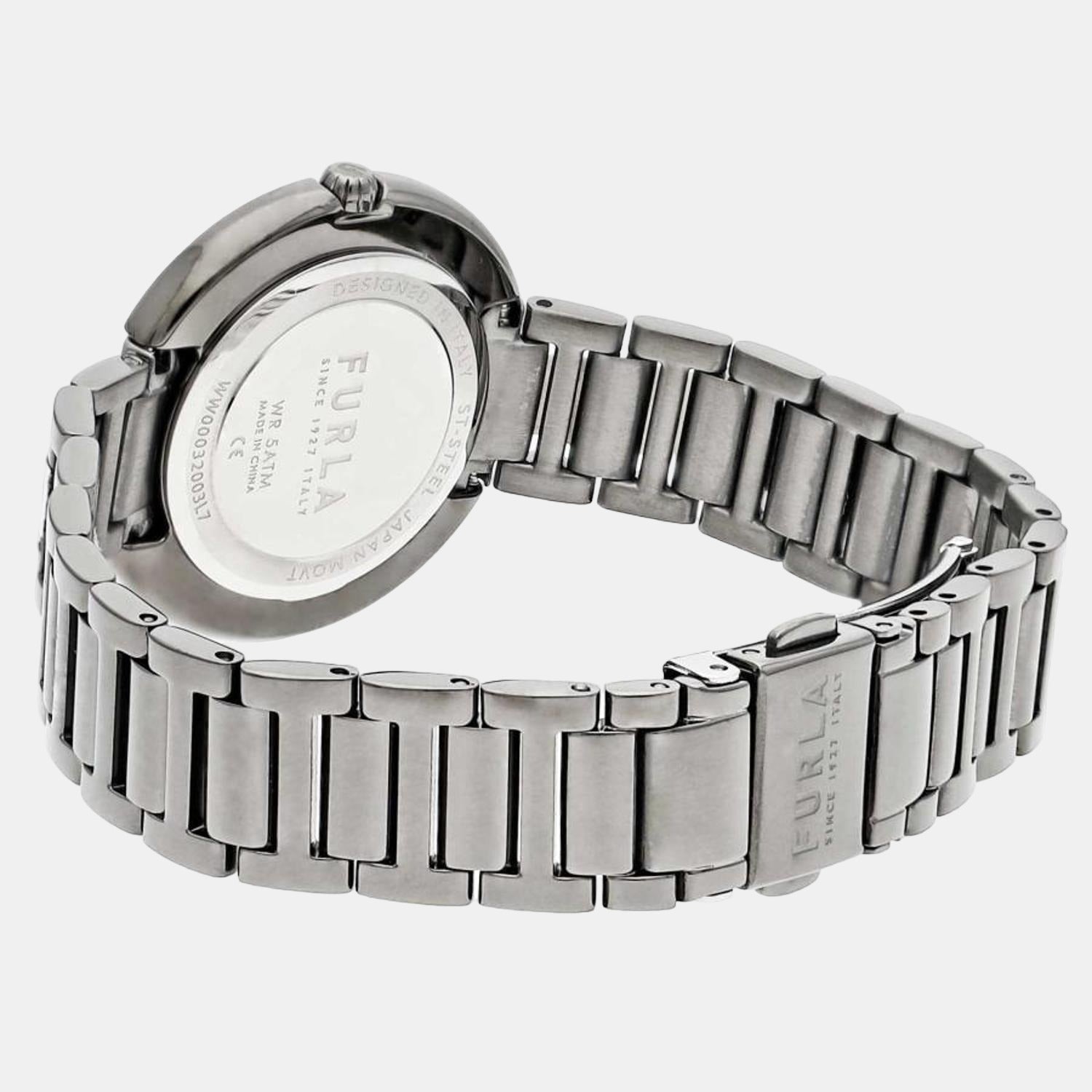 Furla Heritage Women Quartz Black Dial Analog Stainless Steel Watch WW00032003L7 - view 3