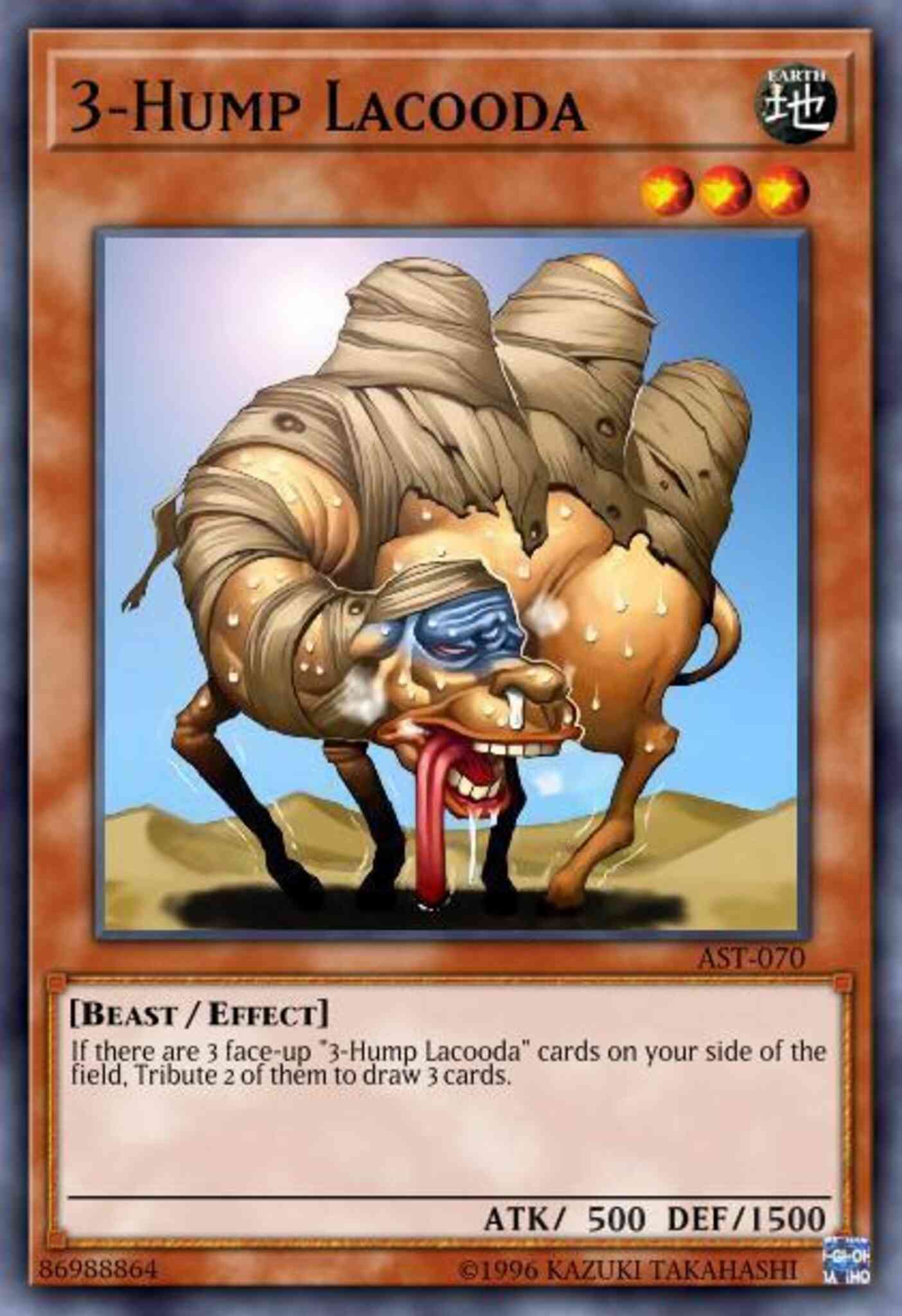 Yu-Gi-Oh! 3-Hump Lacooda - AST-070 - Common - 1st Edition