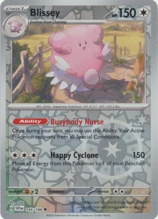 Uncommon sv01-145 reverse – Pokémon Blissey - 145/198 - Uncommon [sv01-145] [Reverse Holo]
