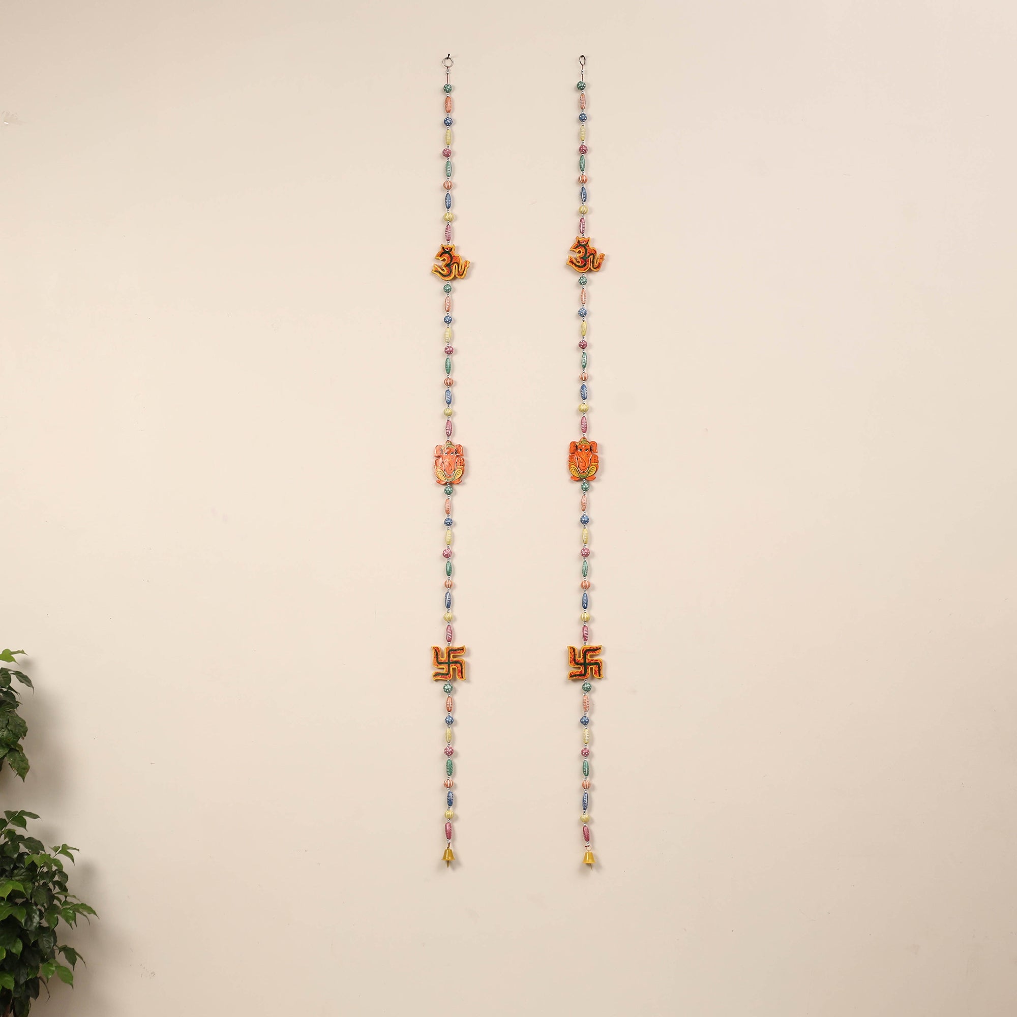 DEVENDRA SINGH Banaras Handpainted Decorative Wall Hanging Set 03