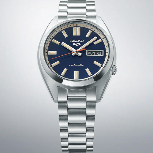 Seiko 5 Sports SNXS Rinse Blue Classic Sports Day Date Blue Dial 37.4mm Men SRPK87K1 - view 2