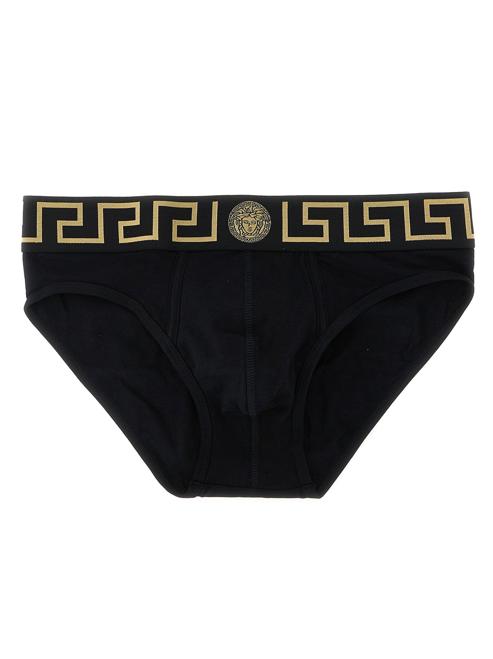 Versace 2-pack Briefs With Greca Pattern – 94% cotton 6% elastane - view 2
