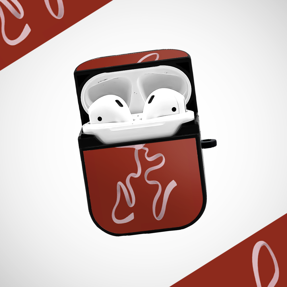 Cover It Up Aesthetic Ribbon Glass Airpods 1st Gen Case Covers - view 2