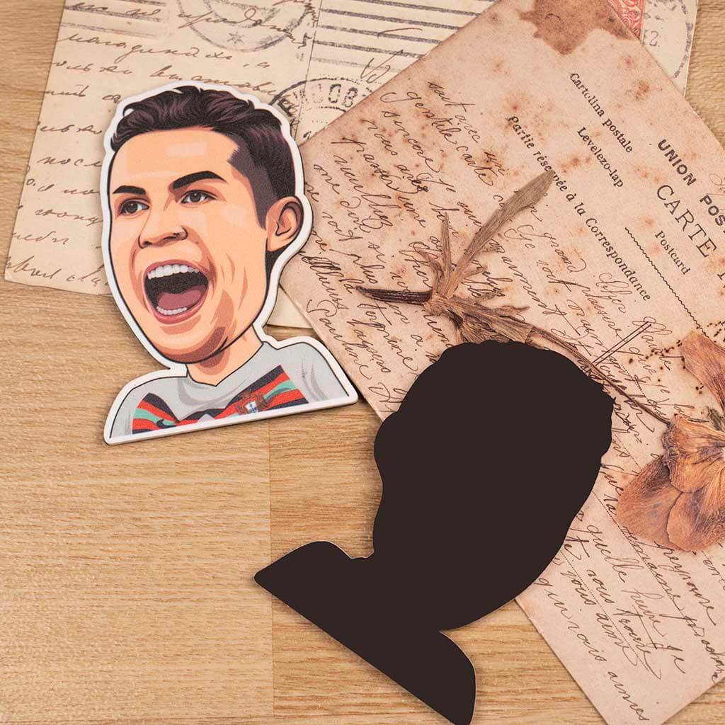 Bigsmall_cc Ronaldo Fridge Magnet - view 2