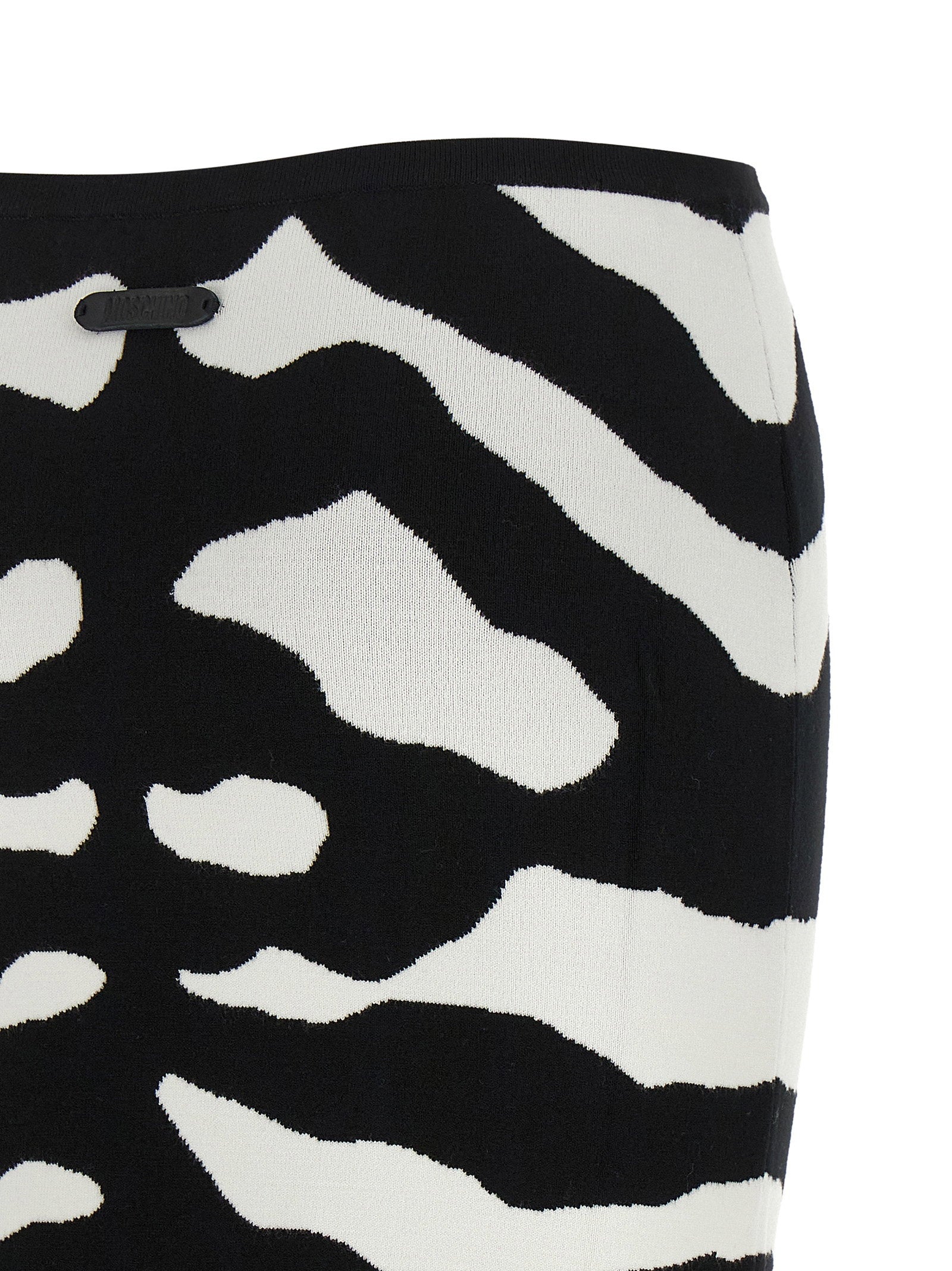 Moschino Zebra Intarsia Skirt - view 4