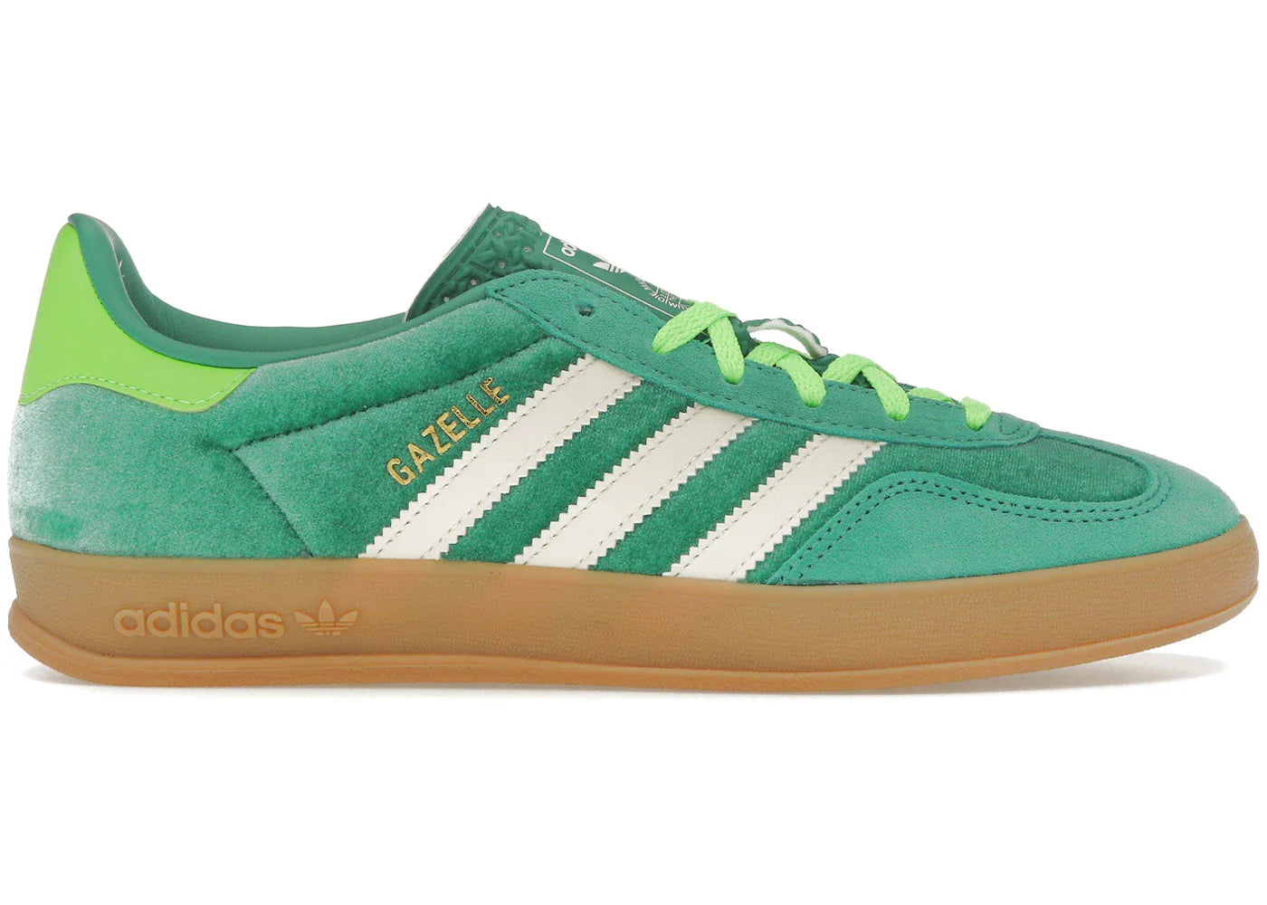 Adidas Gazelle Indoor Semi Court Green Velvet (Women'S)