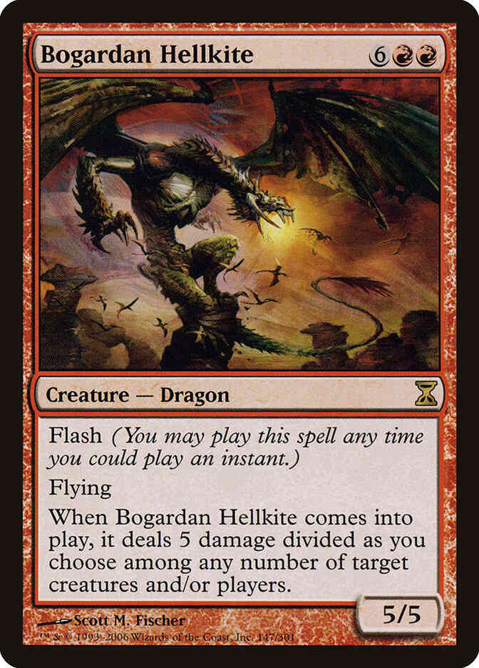 Bogardan hellkite 147 – Magic Bogardan Hellkite [147] [Time Spiral] [Non-Foil]