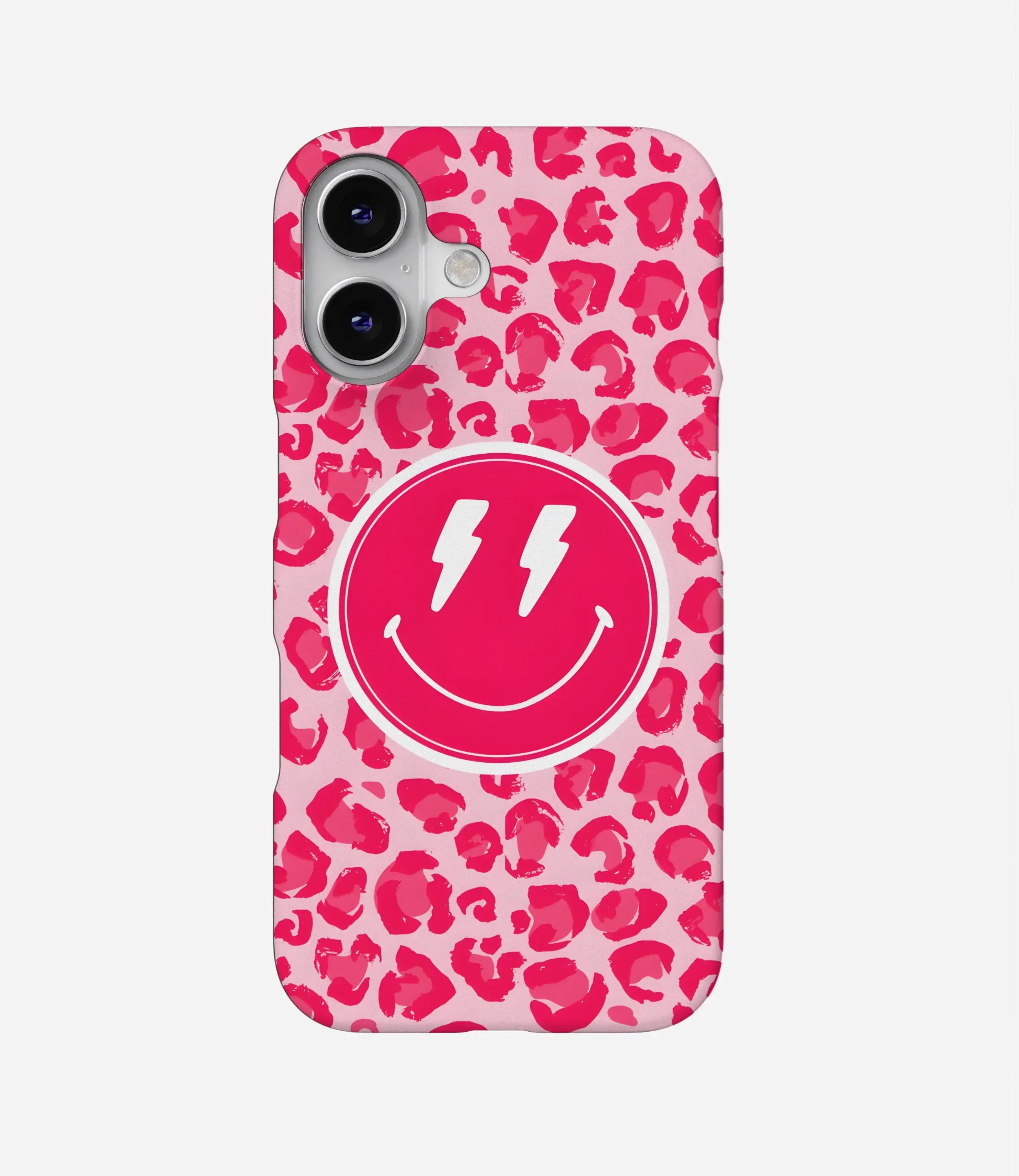 The Case Company Pink Smiley Leopard Y2K Phone Case