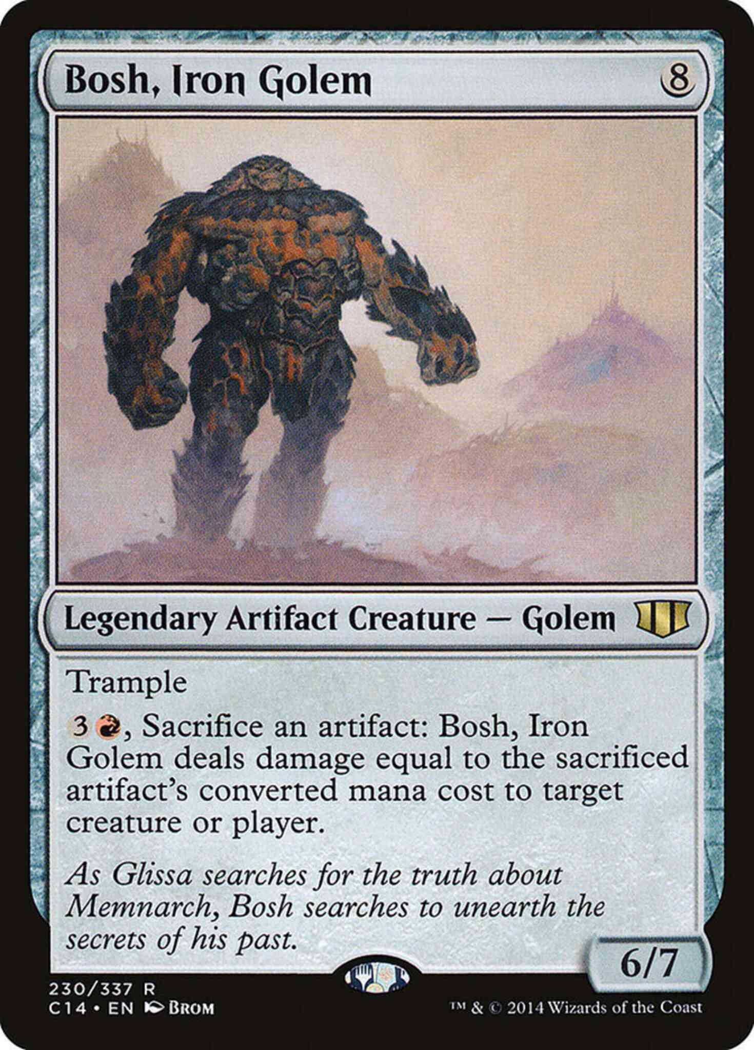 Bosh iron golem – Magic Bosh, Iron Golem [230] [Commander 2014] [Non-Foil]