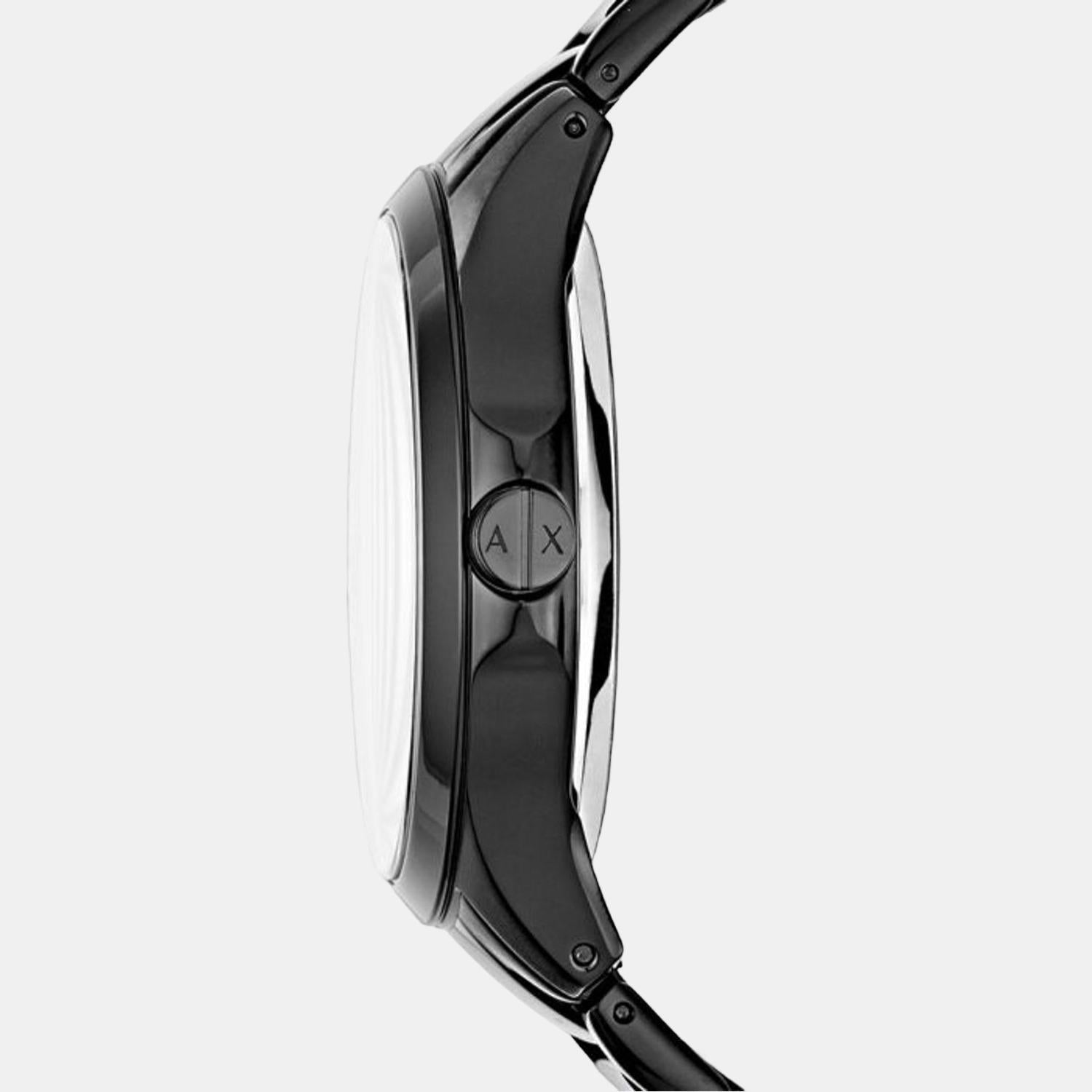 Armani Exchange Hampton Men Quartz Black Dial Analog Stainless Steel Watch AX2189 - view 2