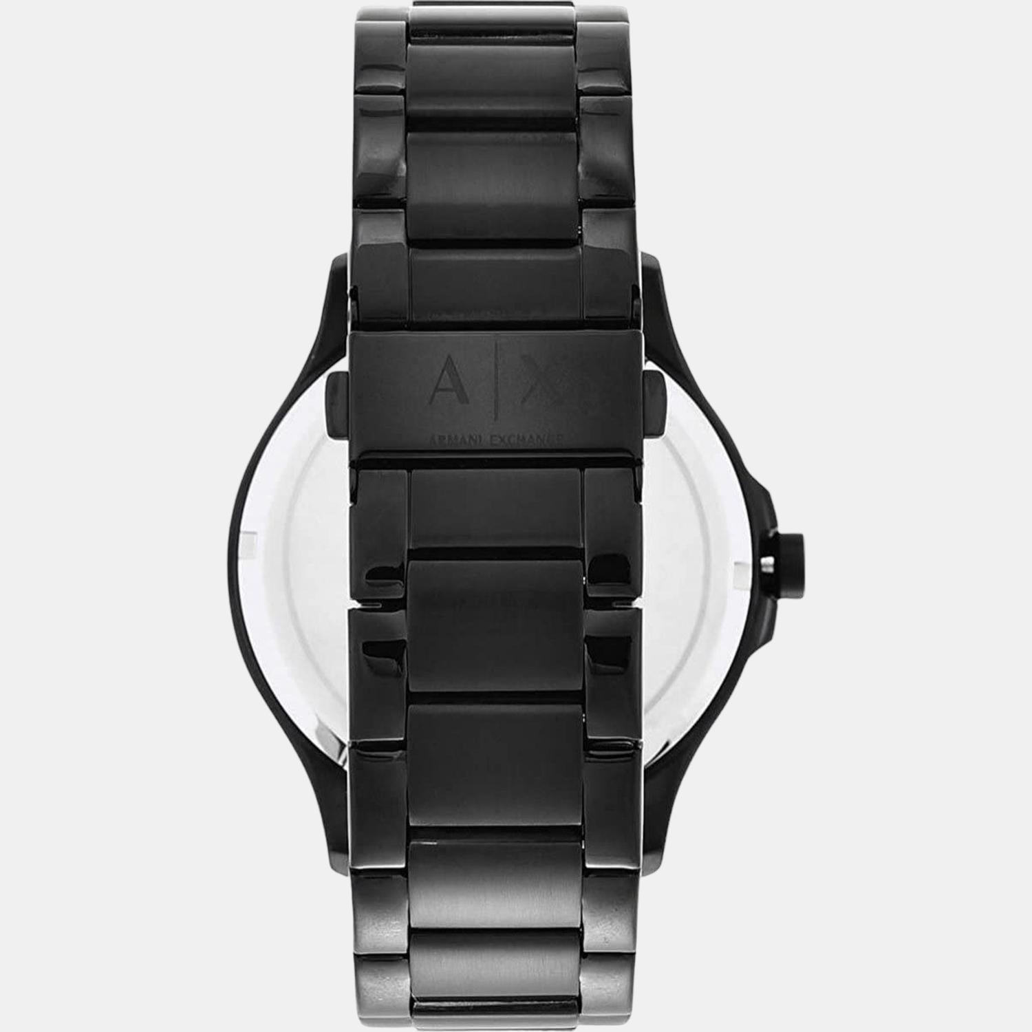Armani Exchange Hampton Men Quartz Black Dial Chronograph Stainless Steel Watch AX2164 - view 2