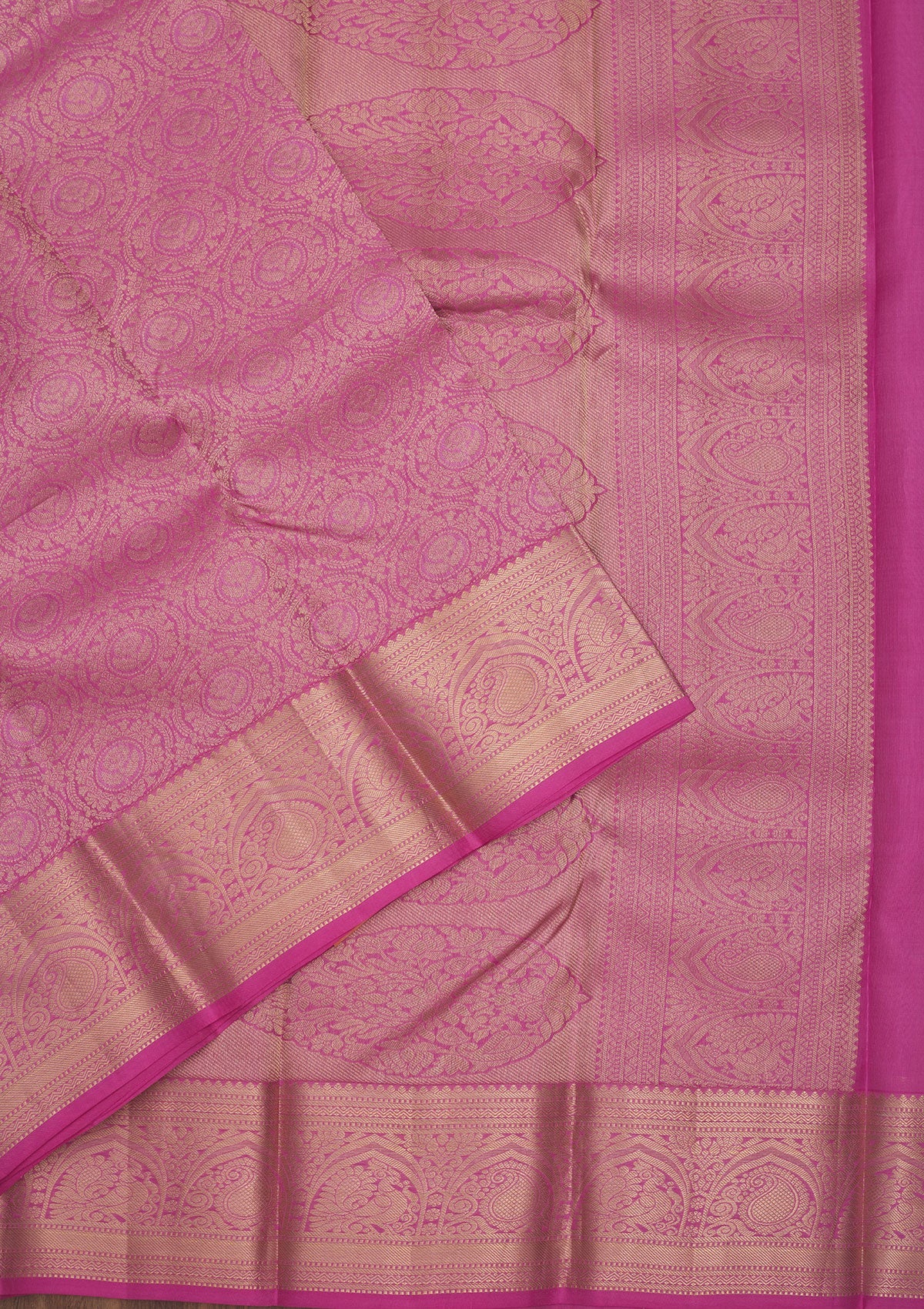 Koskii Pink Zariwork Pure Silk Saree – Women's - view 4