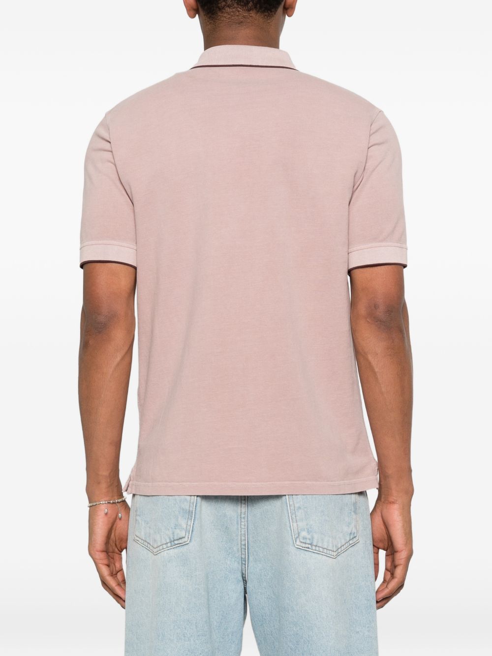 Herno Logo cotton polo shirt – Cotton 100% - view 2
