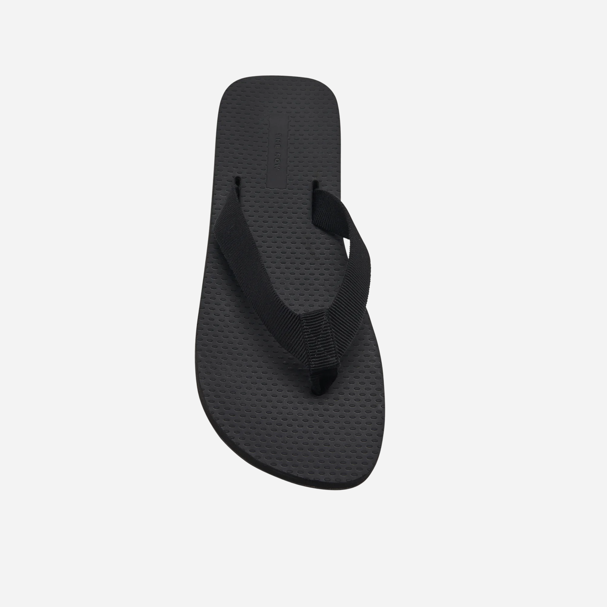 THE ROW Dune Classic Sandal Rubber Black - view 2