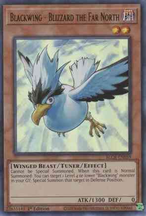 Yu-Gi-Oh! Blackwing - Blizzard the Far North - BLCR-EN059 - Ultra Rare - 1st Edition
