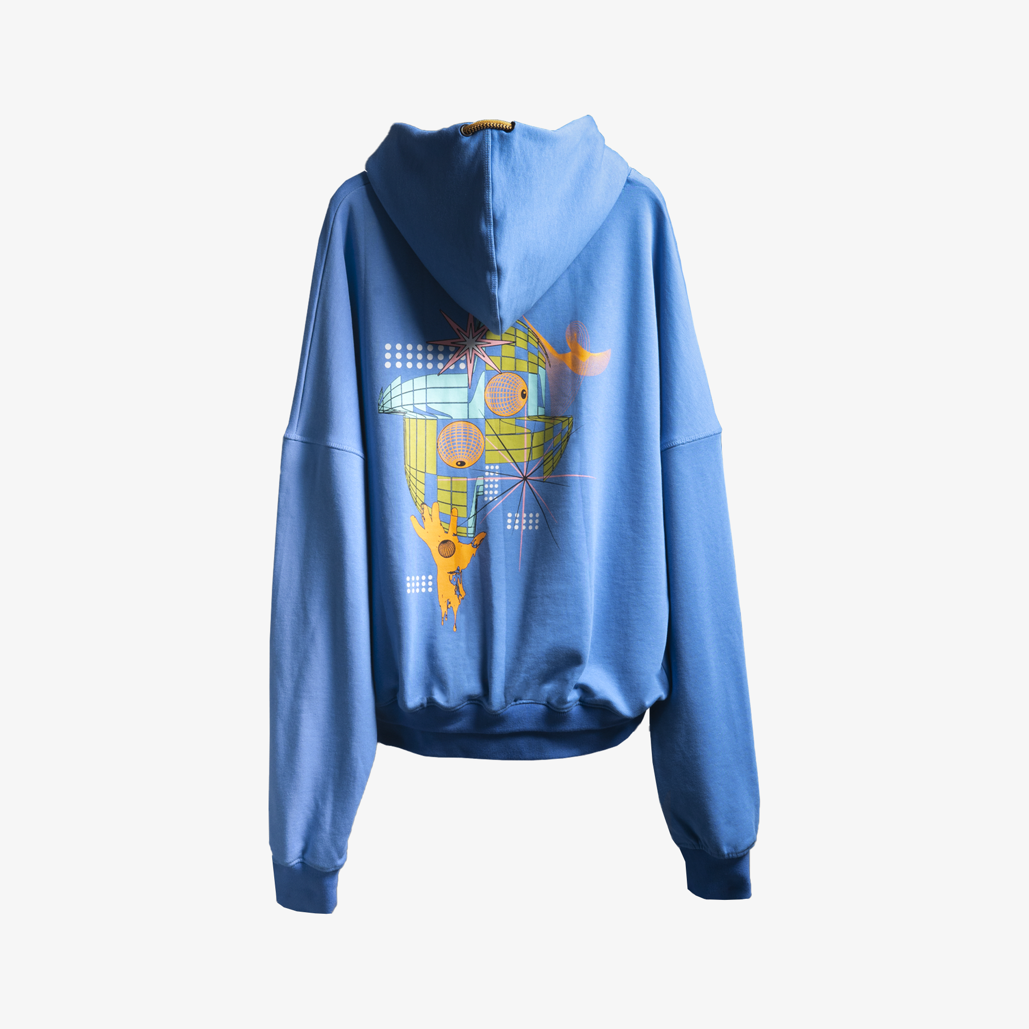 Superkicks | SPACEMAN DISCO HOODIE { BLUE - view 2