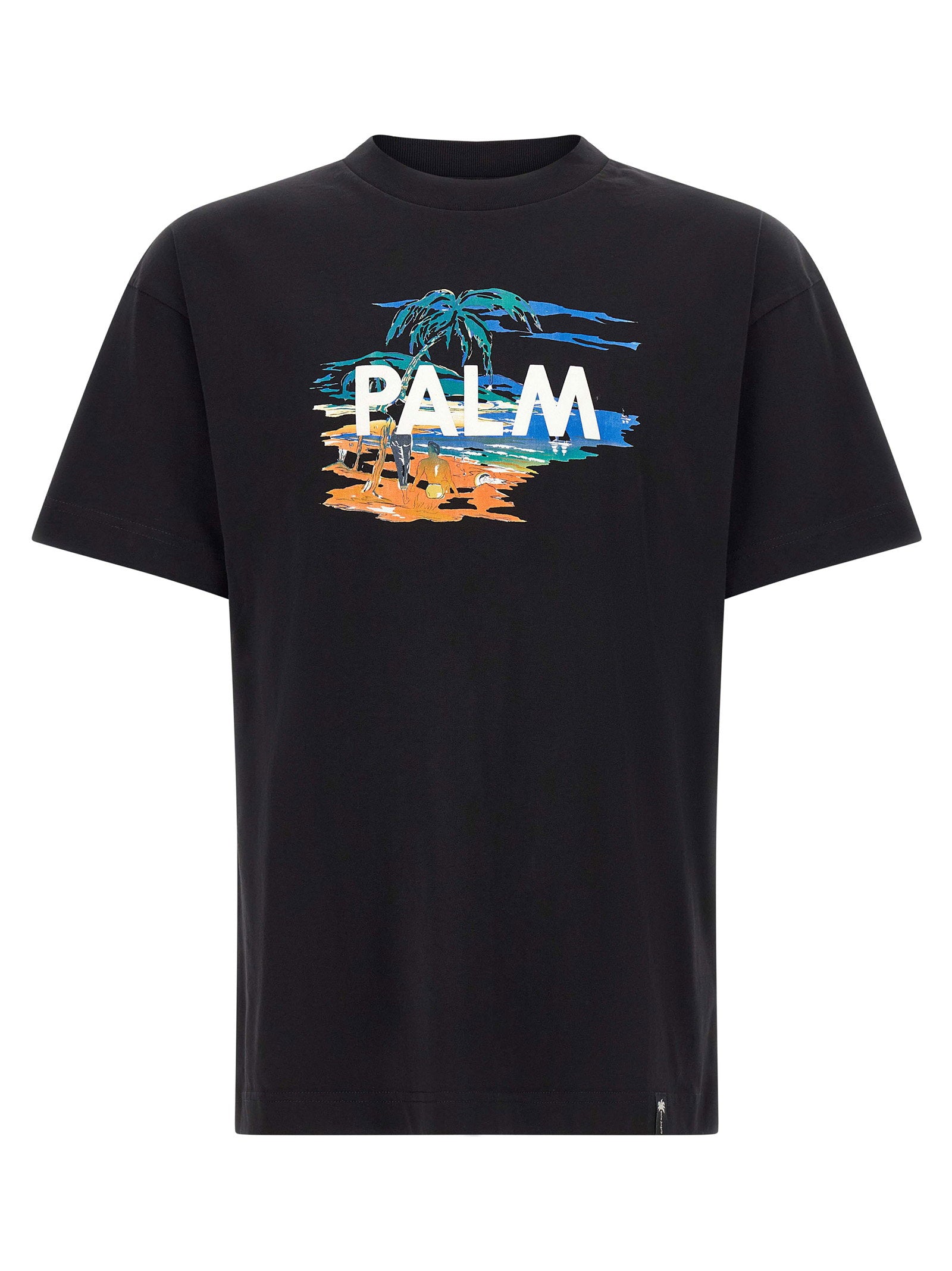 Palm Angels Graphic Print T-shirt – 100% cotton