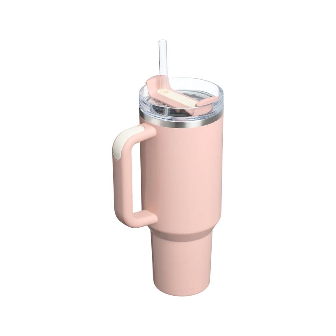 HYPE ELIXIR Stanley Quencher H2.0 Flowstate™ Tumbler | 40 OZ Peach Whip Gloss - view 2