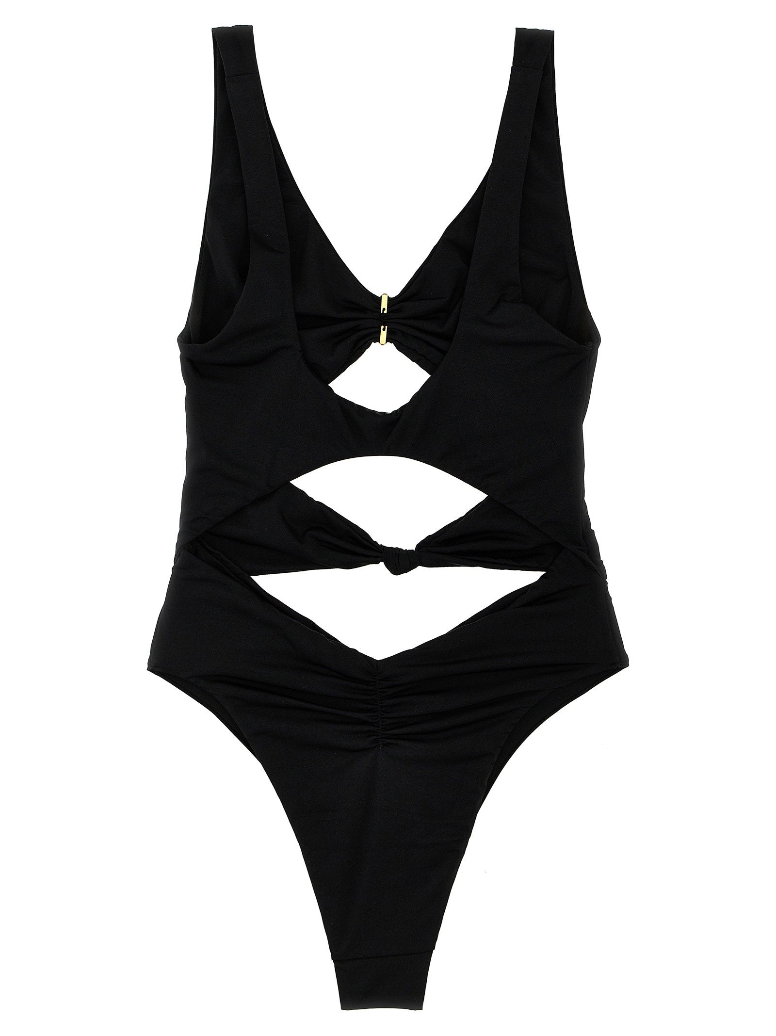 Elisabetta Franchi Knot One-piece Swimsuit - view 2