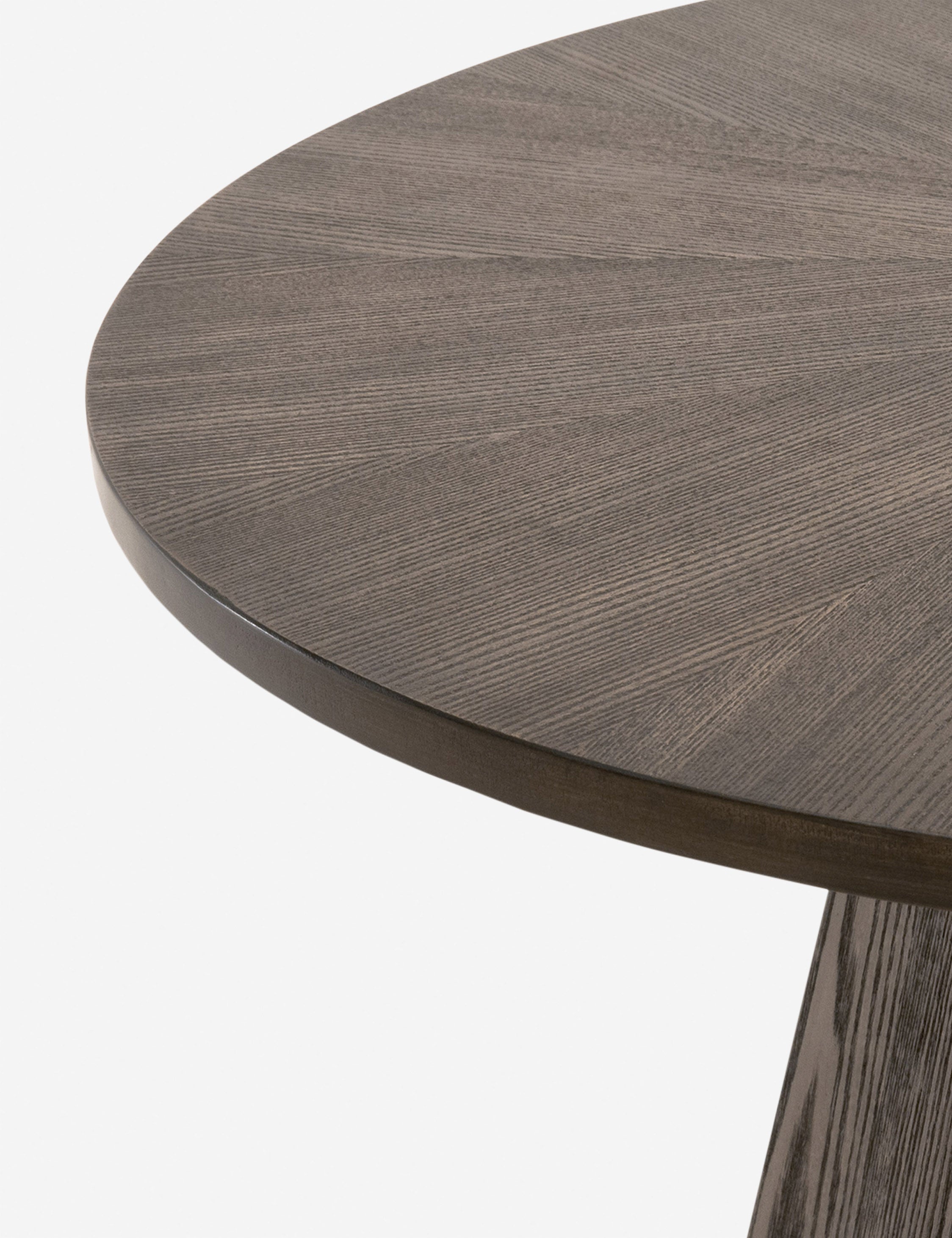 Lulu and Georgia Moroz Round Side Table – Brown - view 2