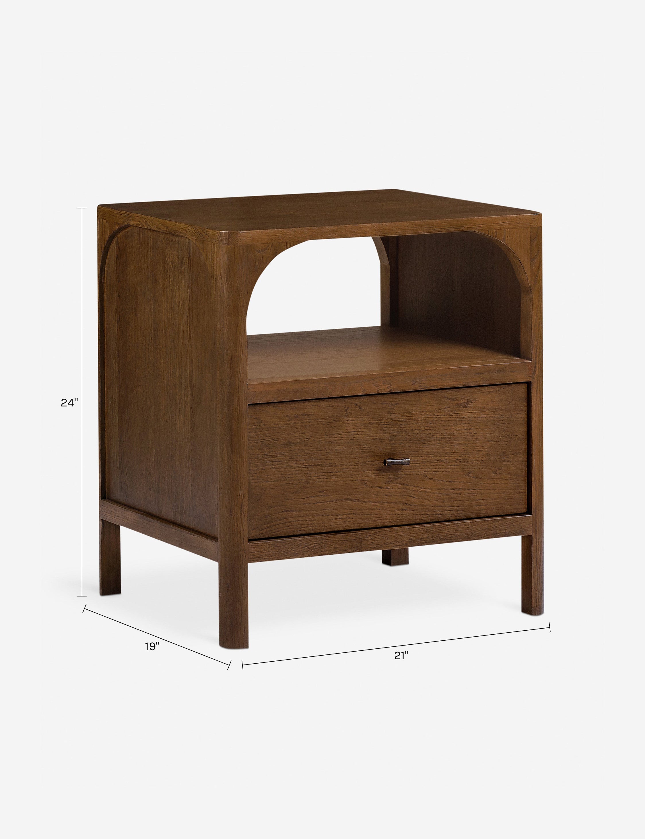 Lulu and Georgia Ralston Nightstand – Walnut Oak - view 11