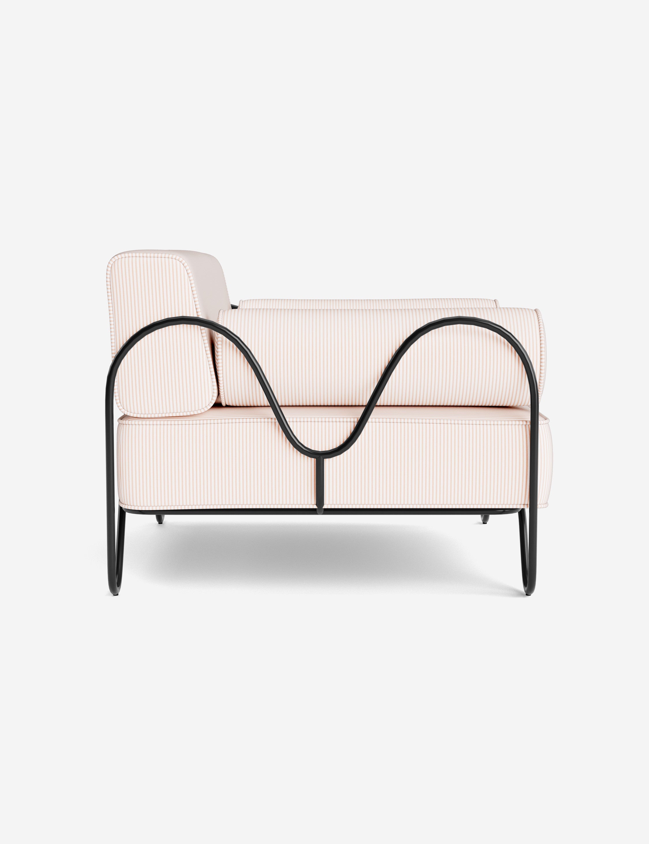 Lulu and Georgia Peggy Outdoor Accent Chair Cushion by Sarah Sherman Samuel - view 53