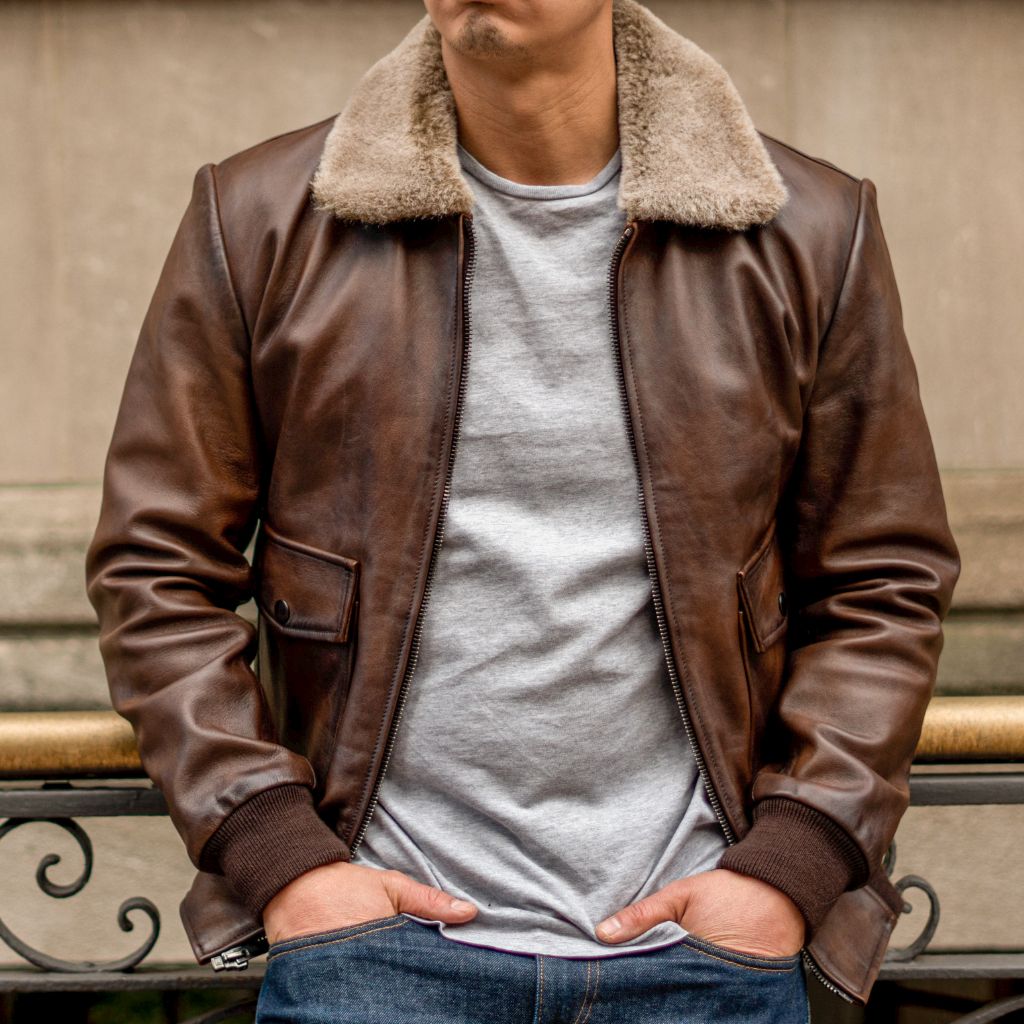 S flight jacket – Thursday Boots - Seconds - Men's Jackets [S] Flight Jacket | Anejo