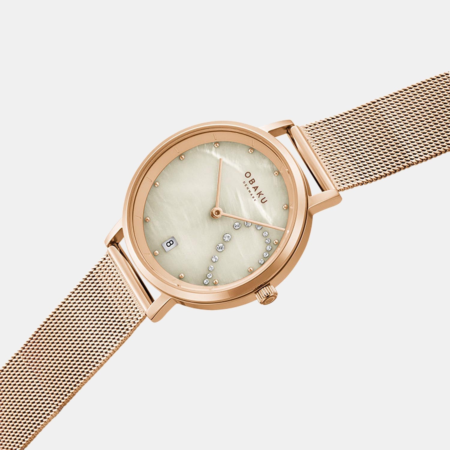 Obaku Brink Women Quartz Grey Dial Analog Stainless Steel Watch V248LHVJMV - view 3
