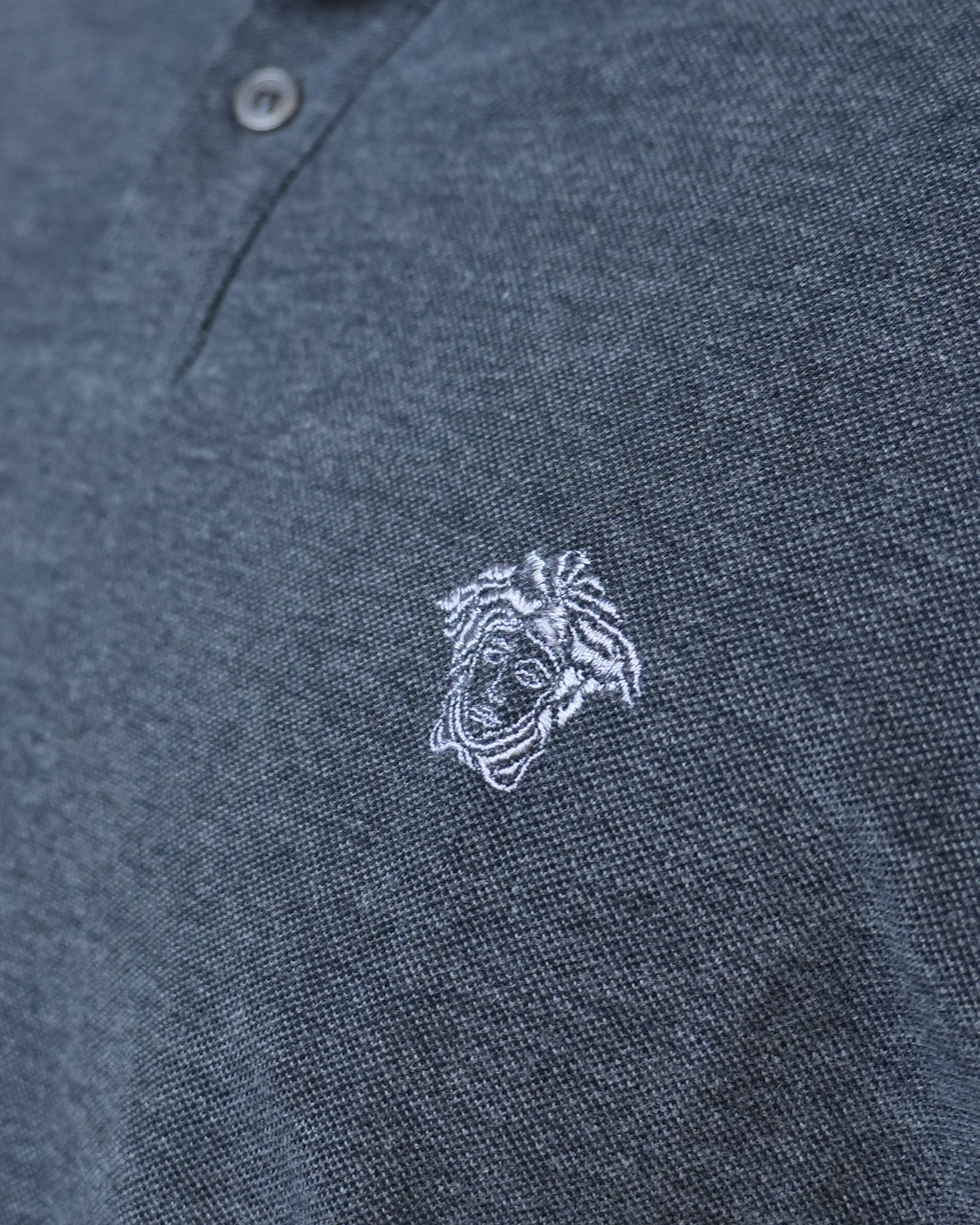 Versace Grey Polo Tshirt - view 2