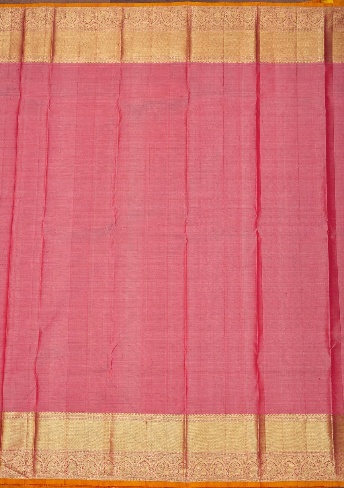 Koskii Light Brown Zariwork Pure Silk Saree – Women's - view 7