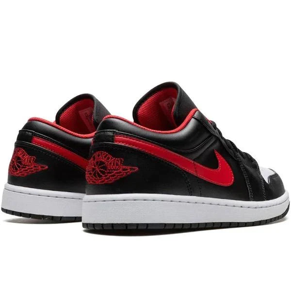 Kicks Machine Air Jordan 1 Low "Black/Fire-Red-White" Sale - view 3
