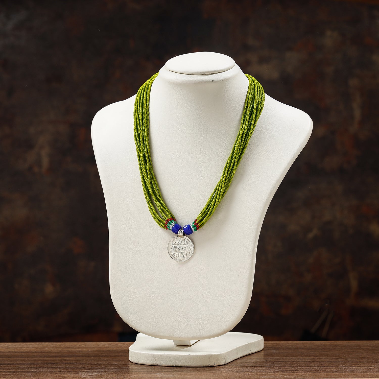 NATURE WORK Bead & Coin Work Handmade Baiga Tribal Necklace