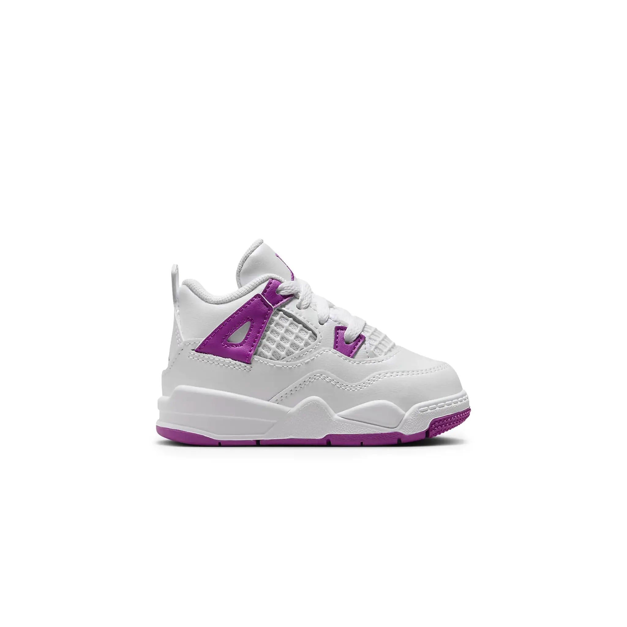 Air Jordan 4 Retro Hyper Violet (TD) – White