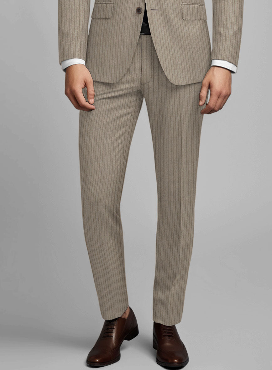 StudioSuits Reda Tibaro Brown Stripe Wool Suit - view 6