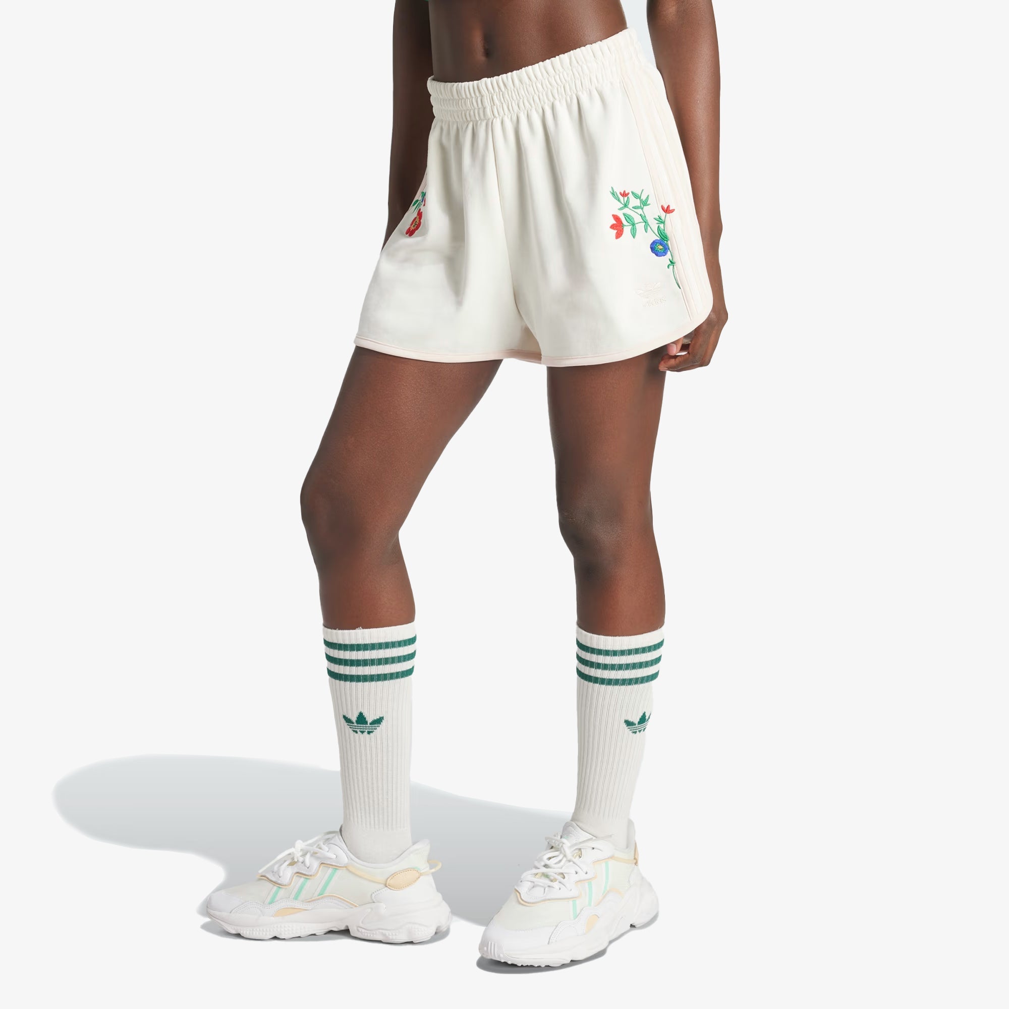 Adidas Originals | FASHION GRAPHICS FLORAL SHORTS { CLOUD WHITE
