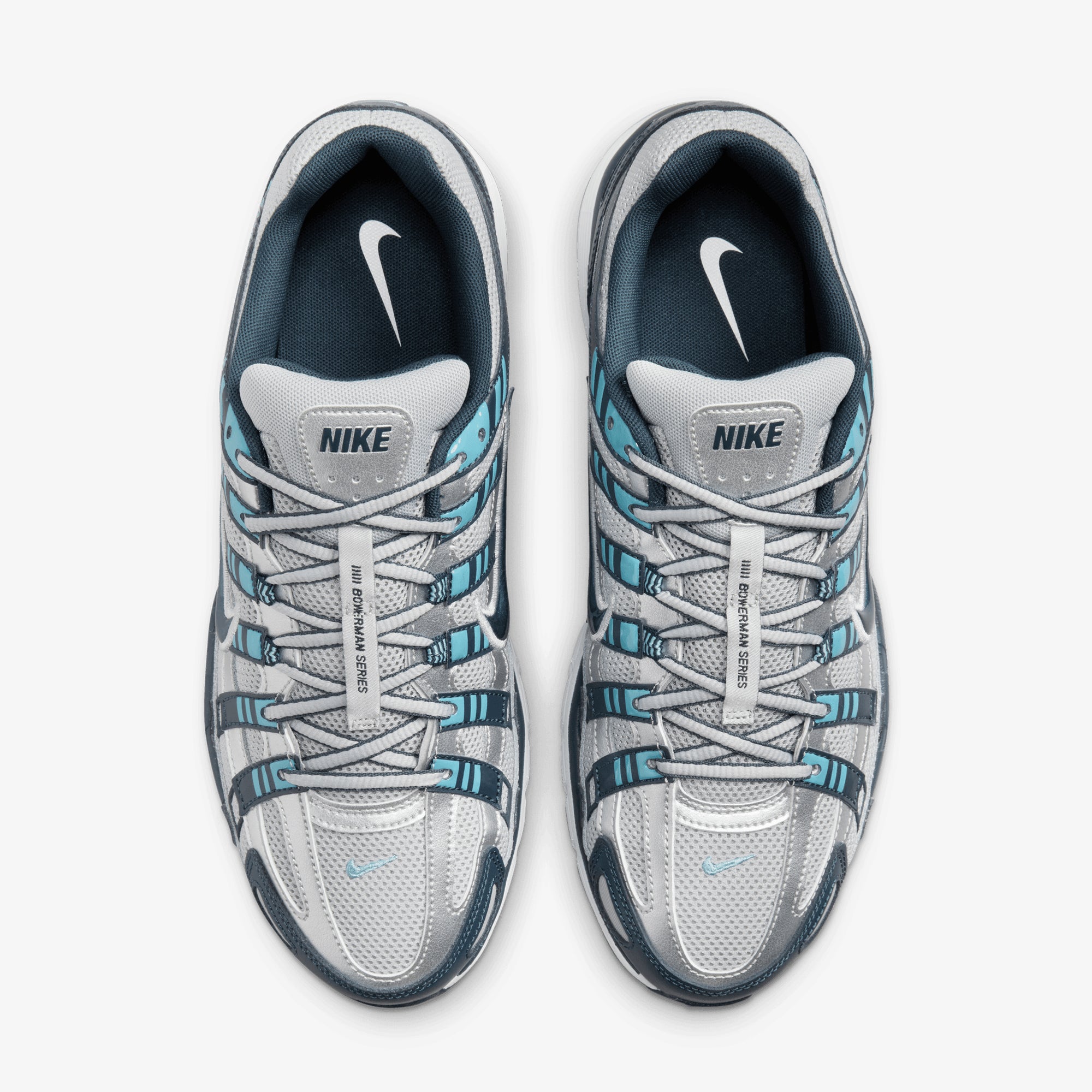 Nike | P-6000 { Armory Navy/metallic Silver-flt Silver - view 2