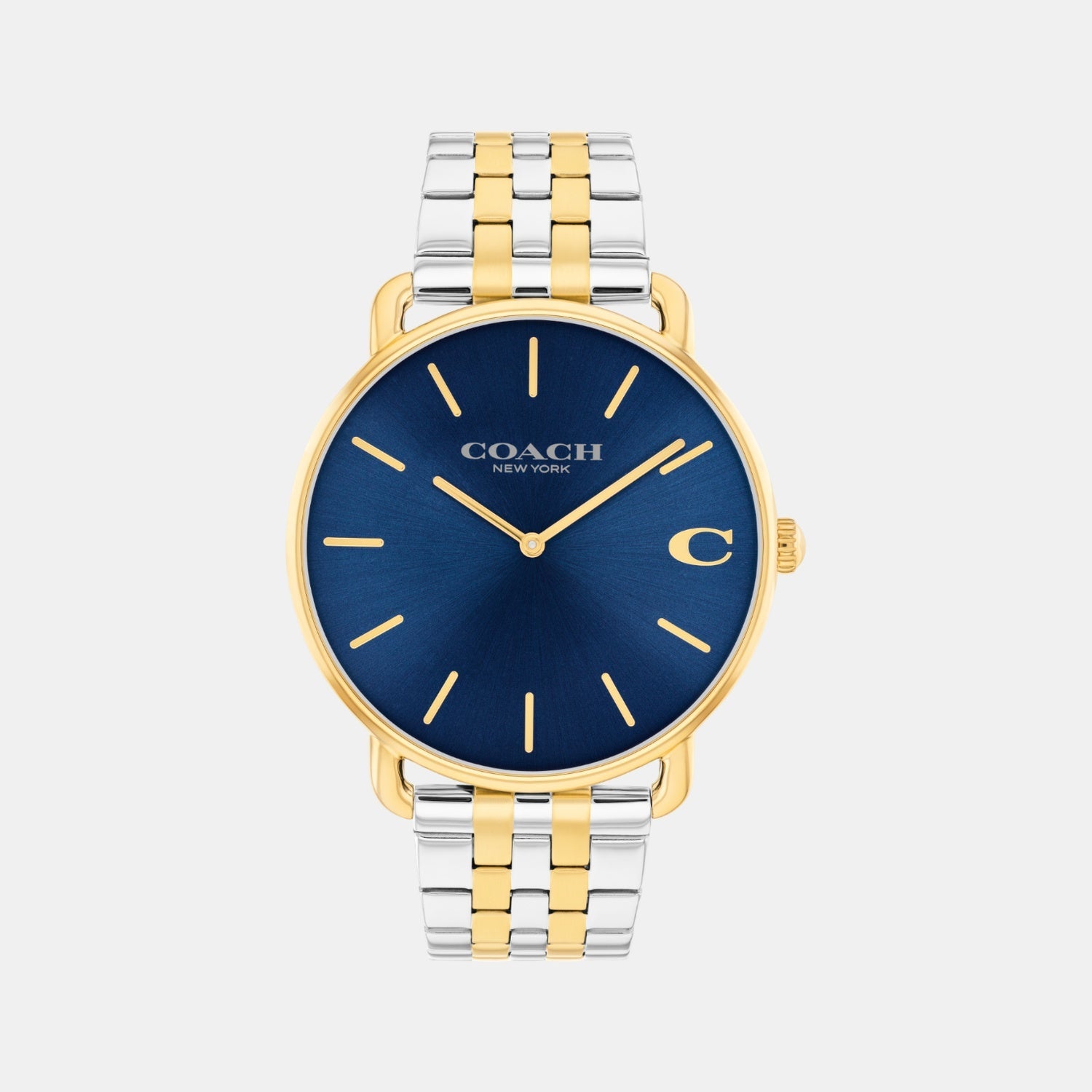Coach Elliot Men Quartz Blue Dial Analog Stainless Steel Watch 14602748