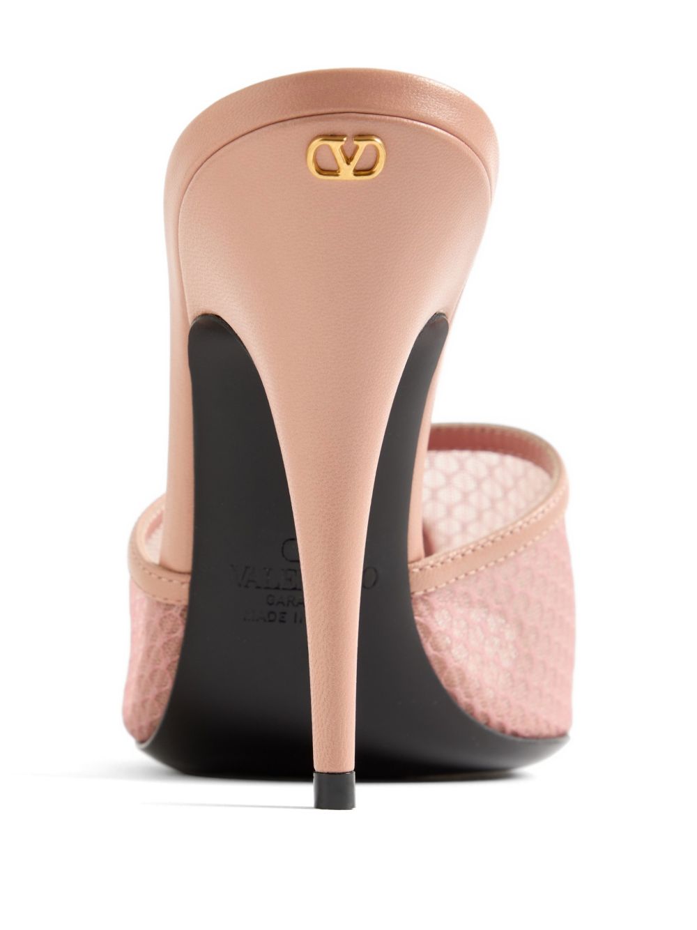 Valentino Garavani Coeur VipÃ¨re leather mules - view 2