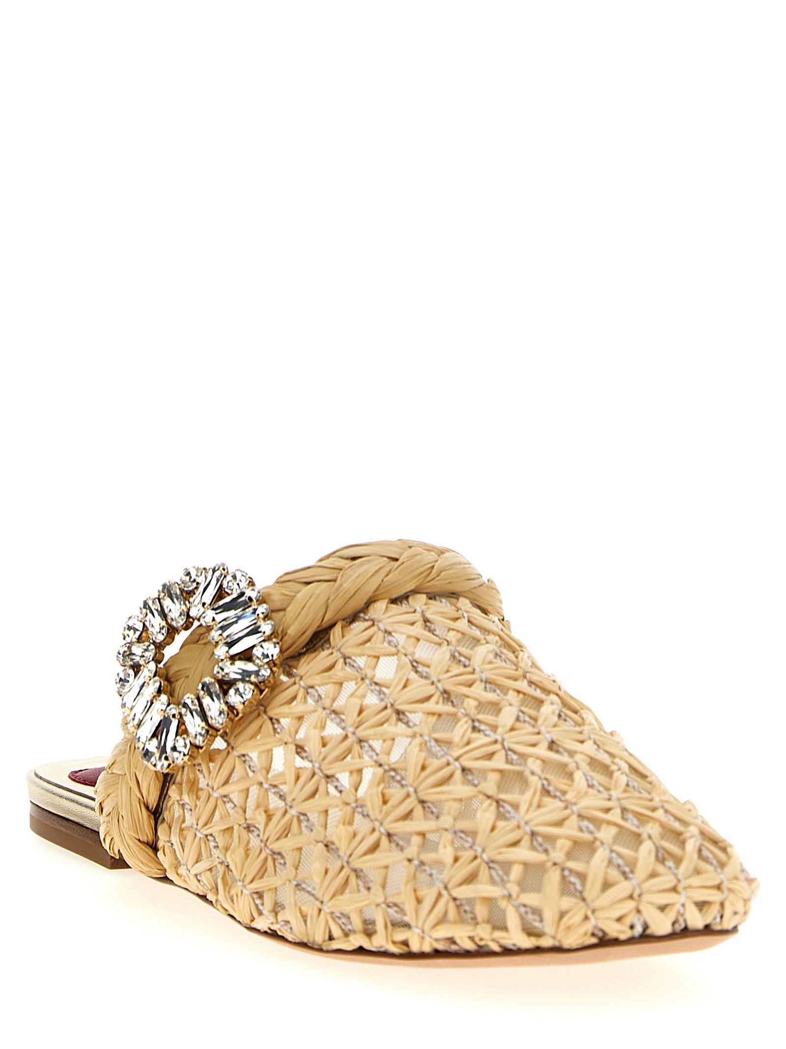 Roger Vivier Bab Viv Mules – 100% raffia - view 2