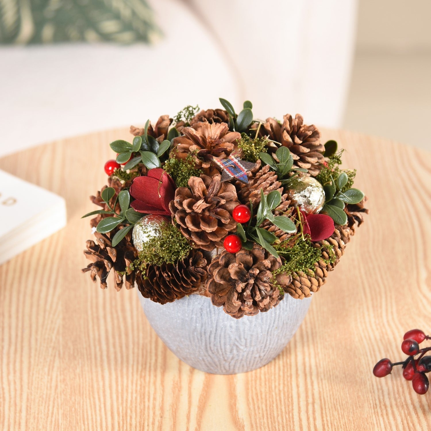 Nestasia Holiday Delight Decorative Flower Pot - view 3