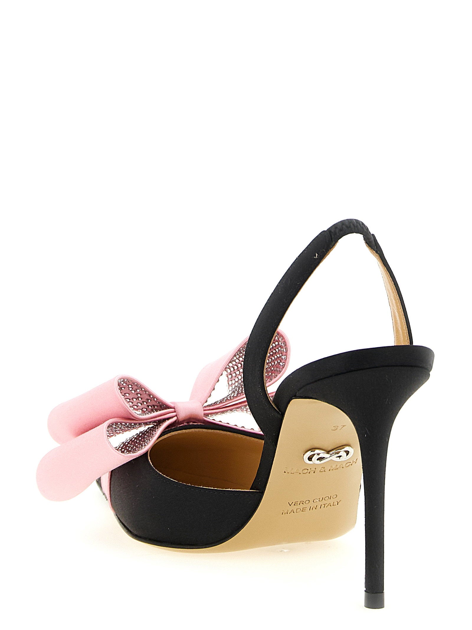 Mach & Mach Le Cadeau Slingback – 100% satin - view 3