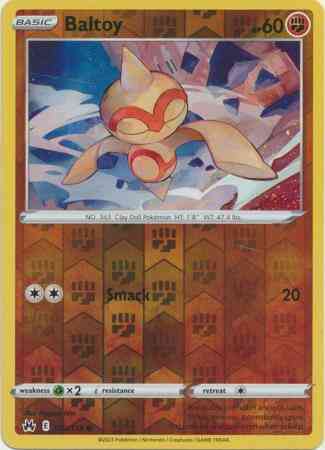 Common swsh125-070 reverse – Pokémon Baltoy - 070/159 - Common [swsh125-070] [Reverse Holo]