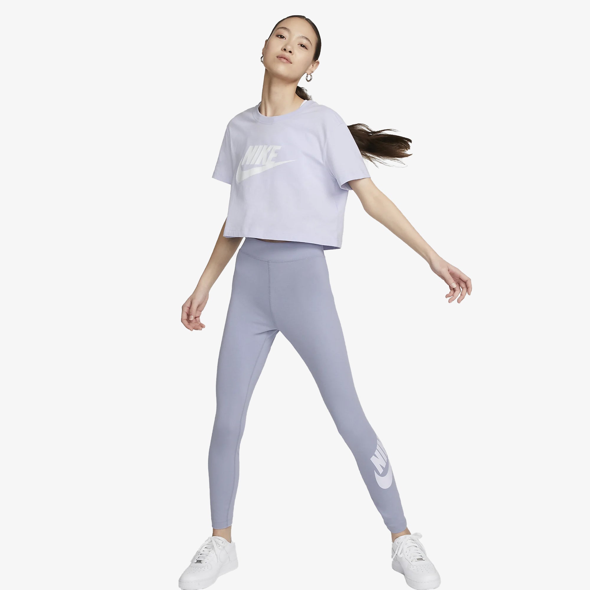 Nike | CROPPED { OXYGEN PURPLE/WHITE - view 3
