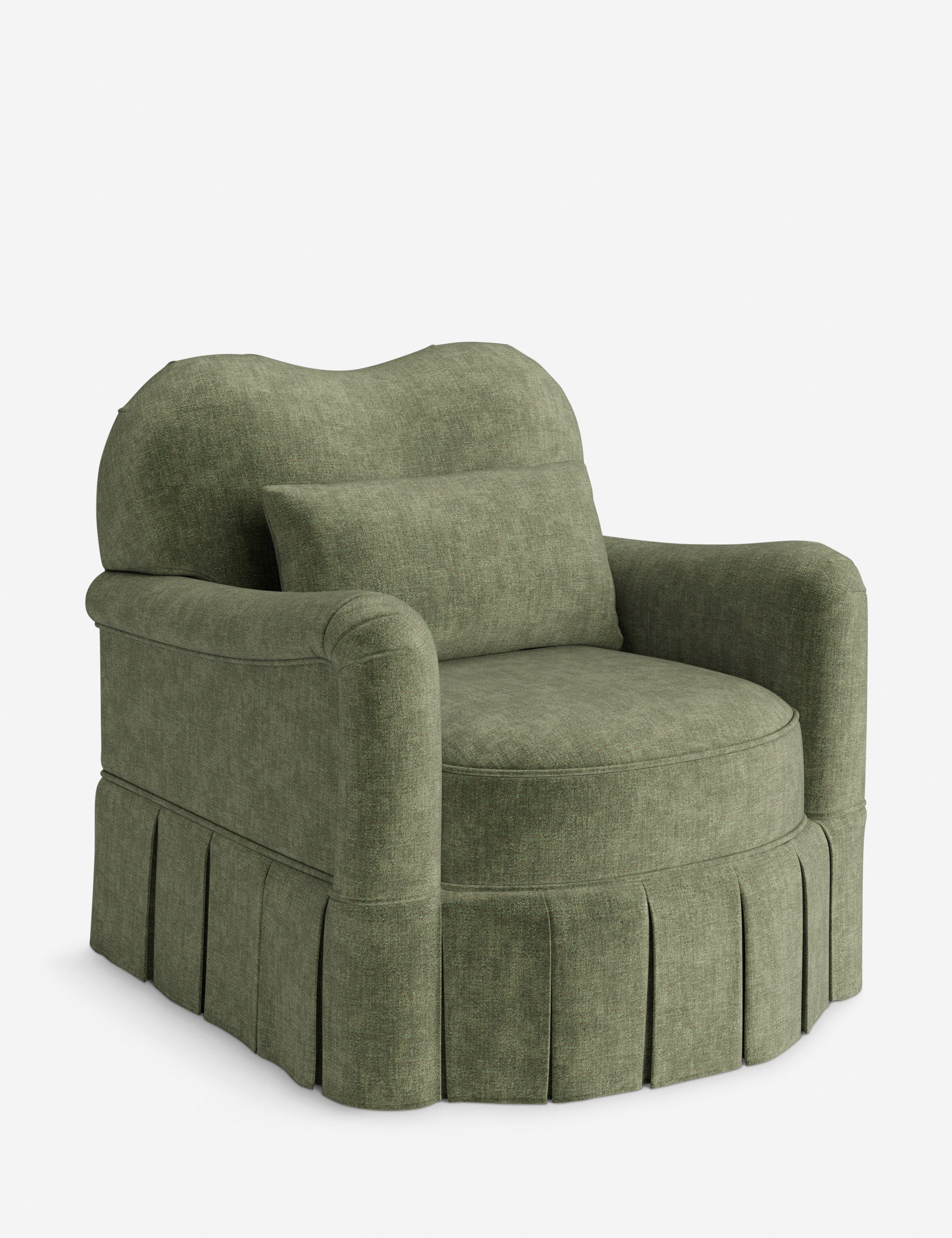 Lulu and Georgia Middleton Skirted Accent Chair by Ginny Macdonald - view 159