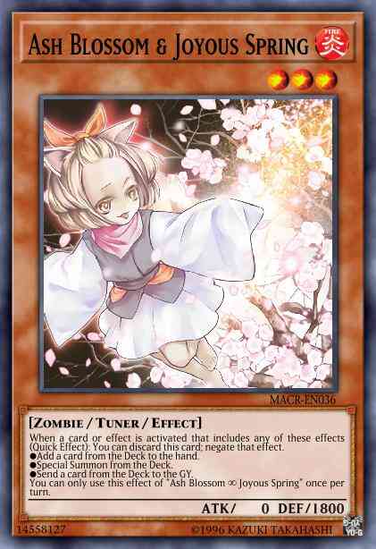 Ash blossom joyous – Yu-Gi-Oh! Ash Blossom & Joyous Spring - DUDE-EN003 - Ultra Rare - 1st Edition