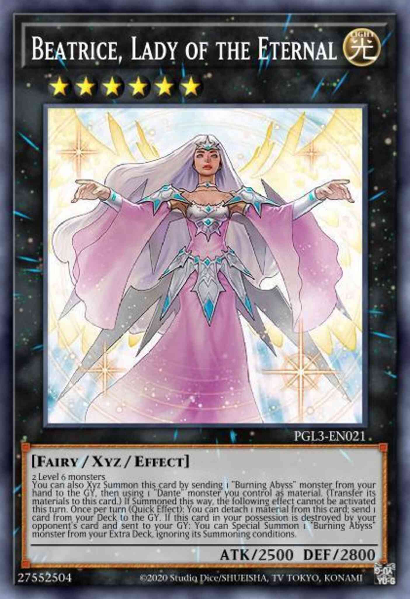 Yu-Gi-Oh! Beatrice, Lady of the Eternal - PGL3-EN021 - Gold Secret Rare - 1st Edition