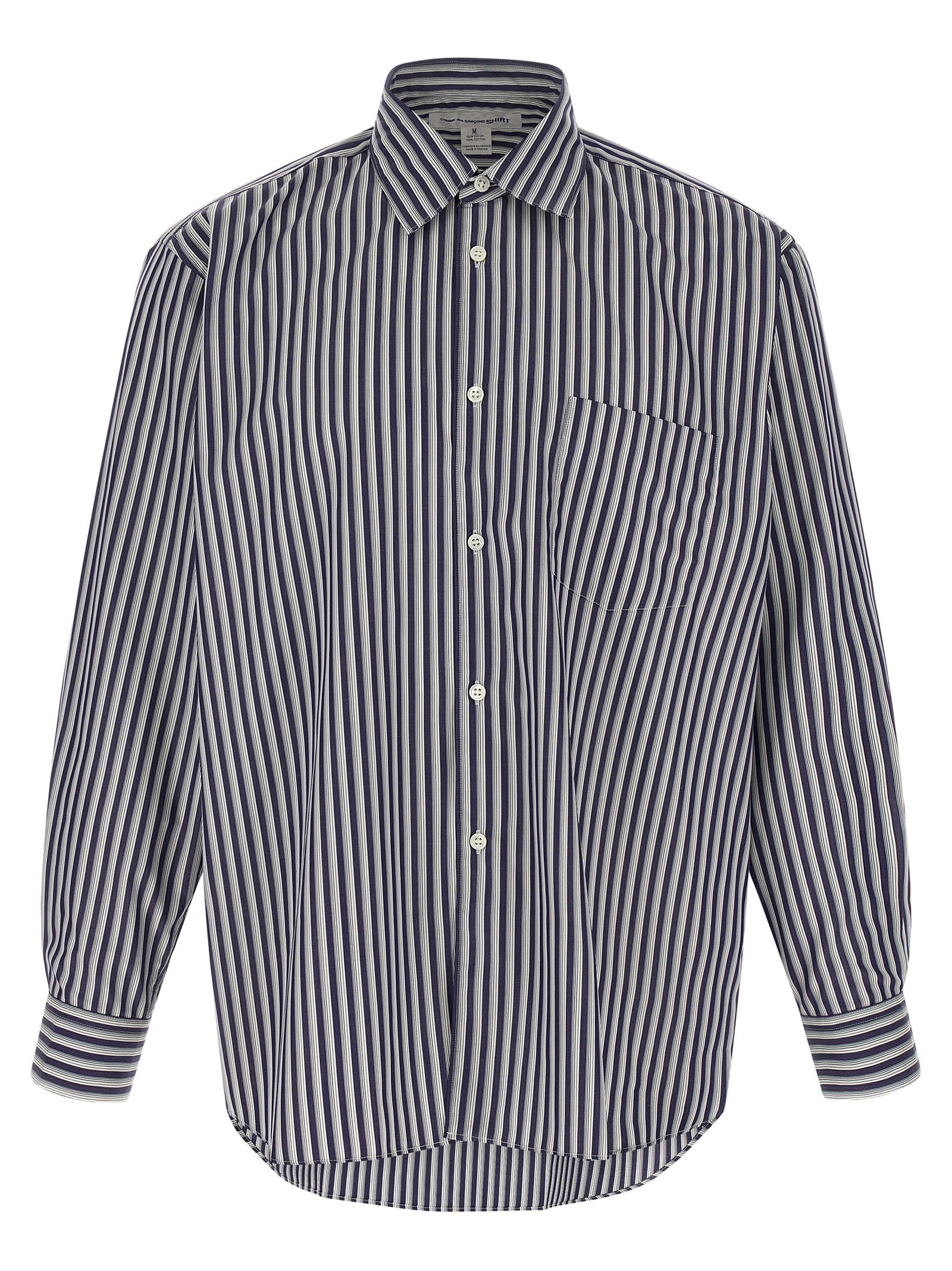 Comme Des Garcons Shirt Striped Shirt – 100% cotton